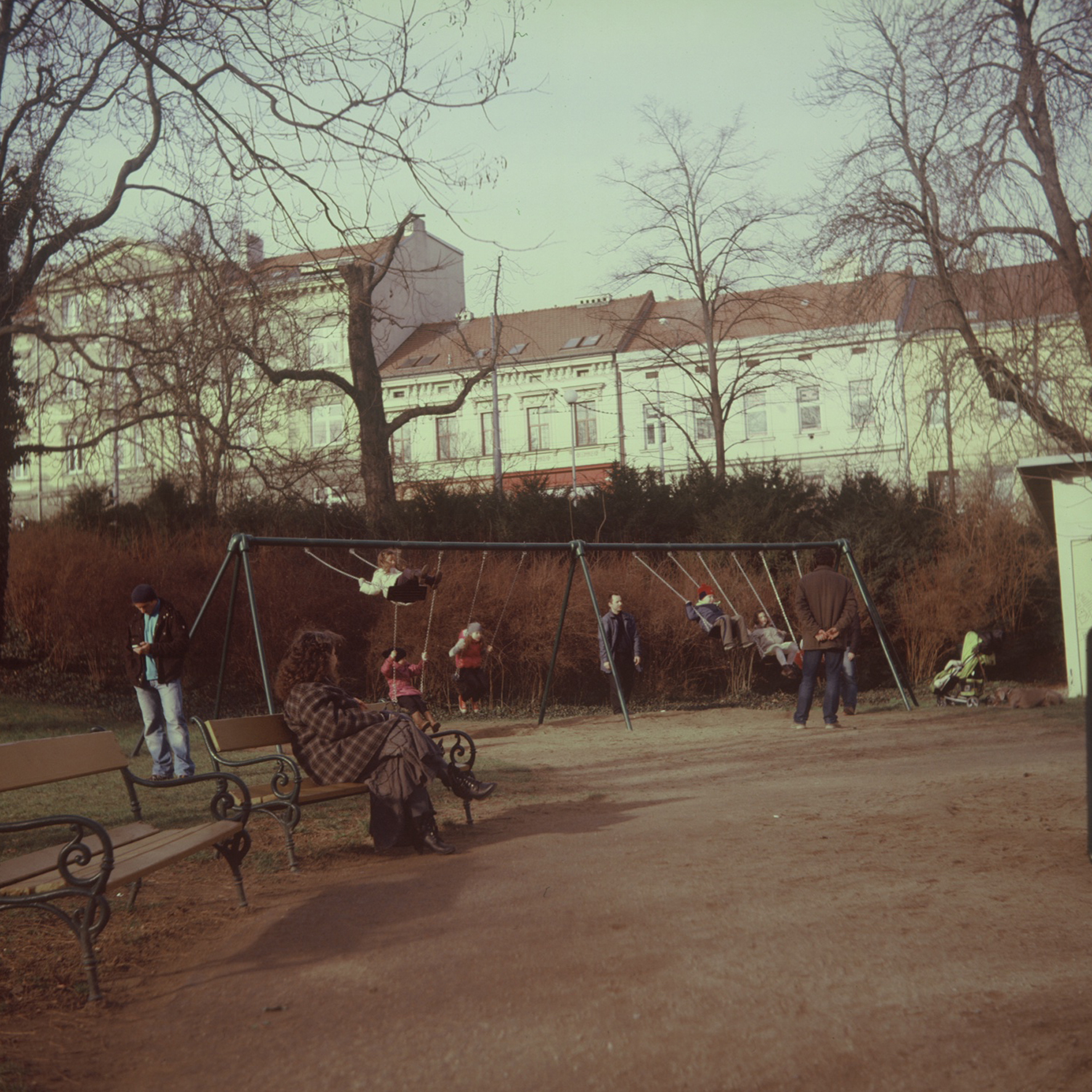 Flexaret 3a - Children on Swings in the Park 2