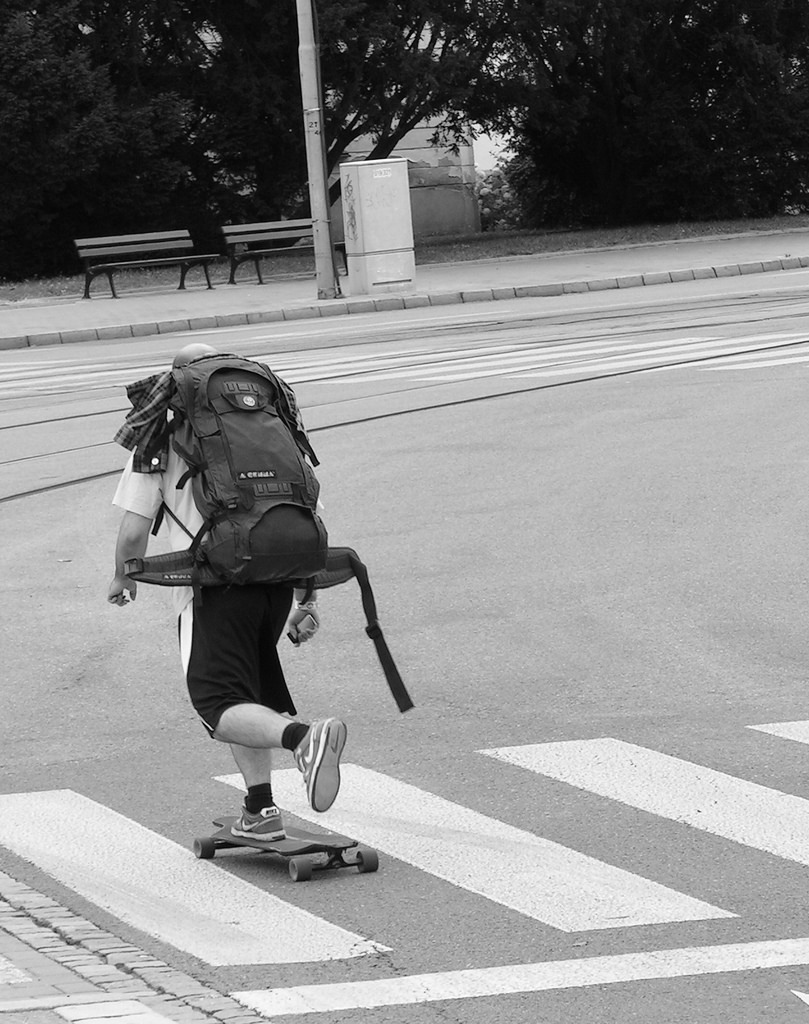Skateboarding on the Streets