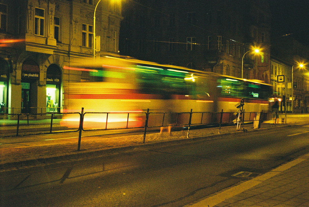 Night Bus (redscale film)