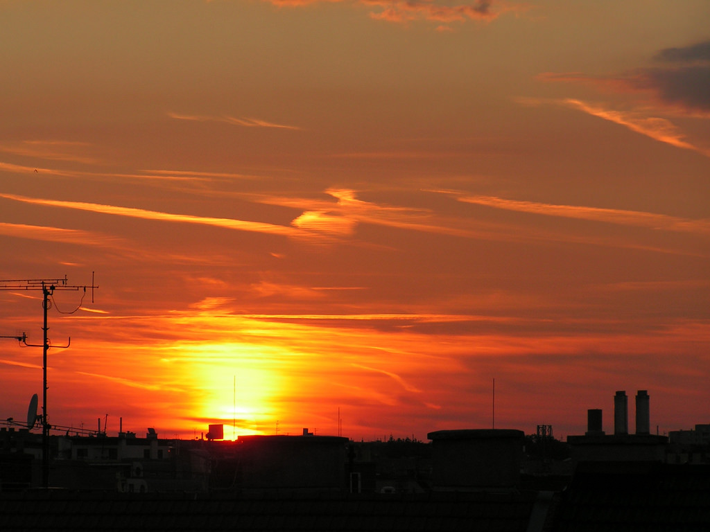 Sunset over Brno (Aug. 30, 2013) 2