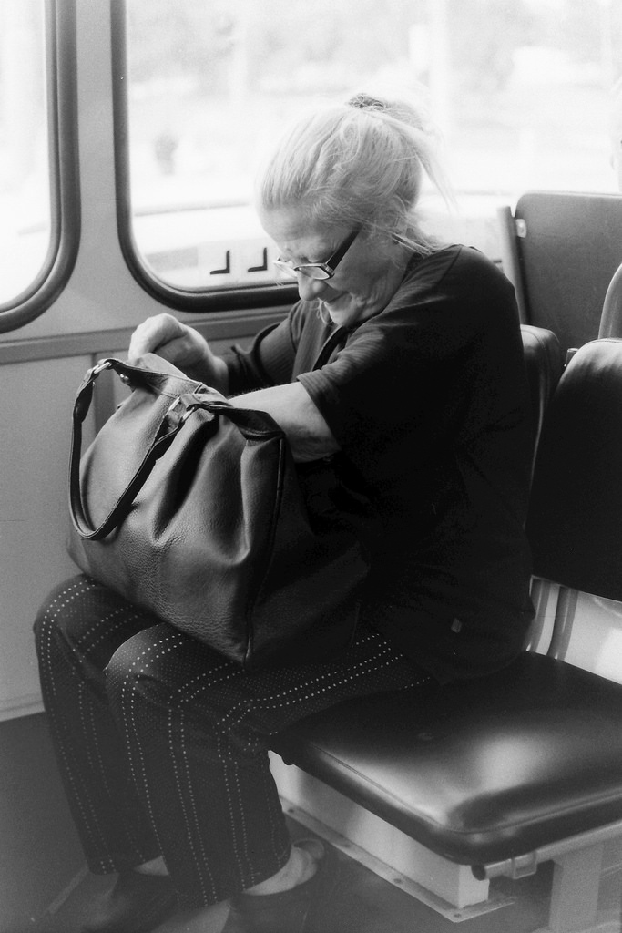 Old Lady in the Bus